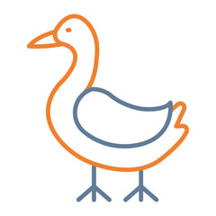 Goose Vector Icon Design