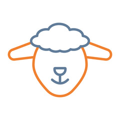 Sheep Vector Icon Design