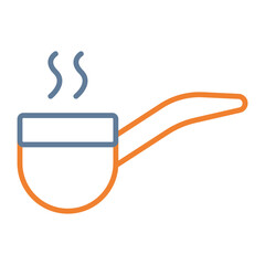 Smoking Pipe Vector Icon Design