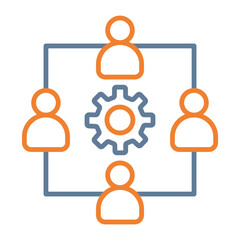 Teamwork Vector Icon Design
