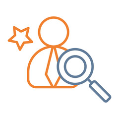 Talent Search Vector Icon Design