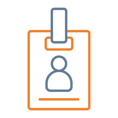 Fototapeta premium Id Card Vector Icon Design