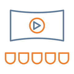 Theater Vector Icon Design