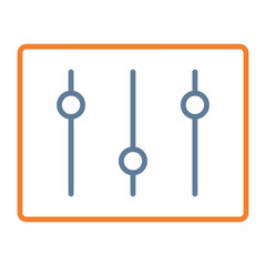 Equalizer Vector Icon Design