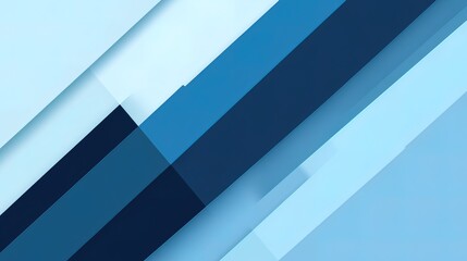 Obraz premium Abstract background with diagonal blue and light blue stripes.