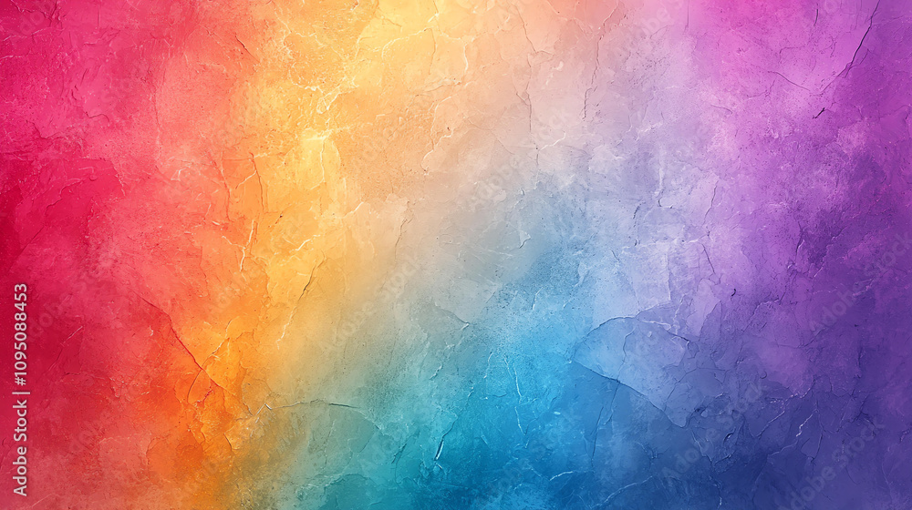 Poster abstract background vibrant multicolored gradient with soft rainbow transition, featuring warm hues 