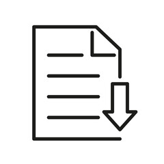 File icon. File download icon