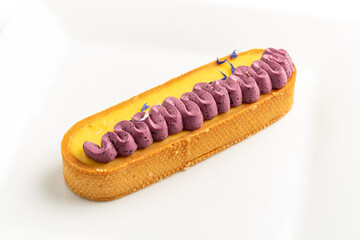 Christmas pastry on the white