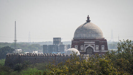 The architecture of Delhi in India