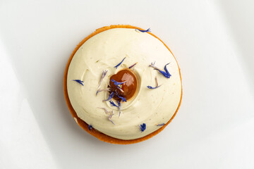 Christmas pastry on the white