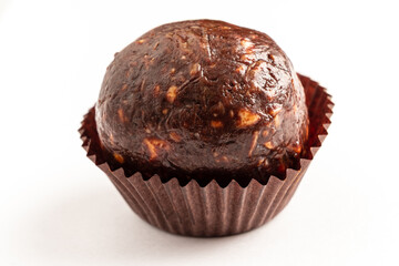 vegan dessert on the white