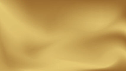 Gold abstract blurred gradient background. Vector illustration.