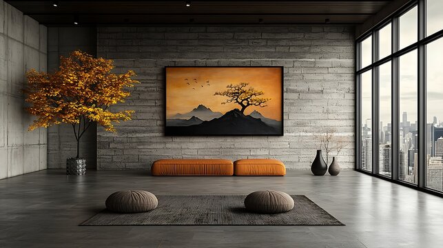 A wellness coach offering advice in a cozy, inspirational space, helping a client create a personalized plan for fitness, relaxation, and overall well-being, with motivational quotes and natural 