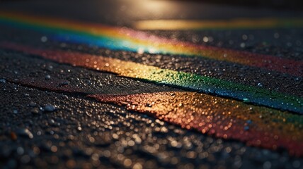 Rainbow Asphalt