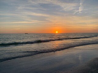 Fototapeta premium sunset on the beach