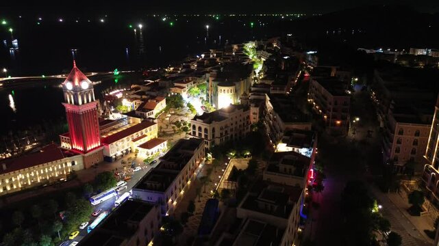 Phu Cuong Kien Giang Vietnam at night