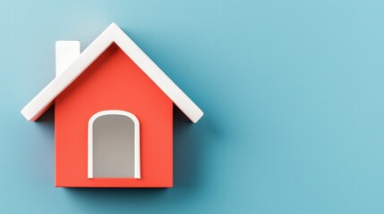 Orange House Model Minimalist Home Design Real Estate Property New Home