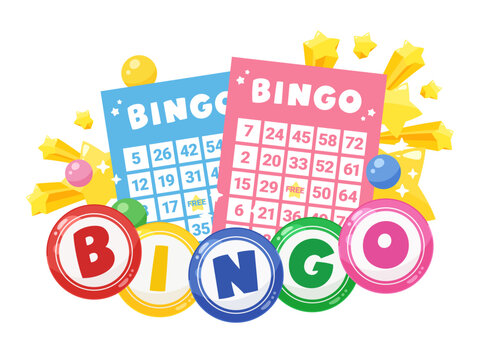 かわいいビンゴゲームのイラスト