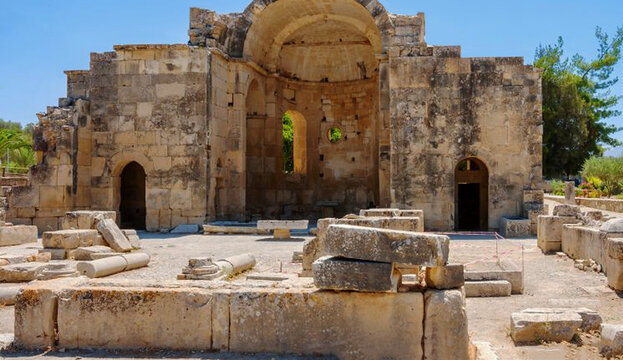 Gr&egrave;ce, la Cr&egrave;te, site arch&eacute;ologique de Gortyne 