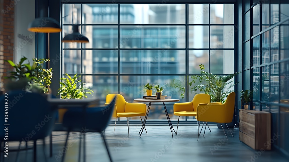 Aufkleber a hybrid coworking environment showcasing ar tools for blockchain-powered risk assessment in financi