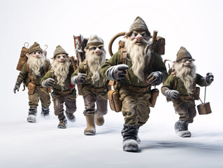 In Iceland, there are thirteen funny Christmas elves or trolls, known as J&oacute;lasveinar, who carry Christmas presents. It is a traditional reputation of the northern region there. Mythical characters.