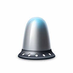 Fototapeta premium Minimalist 3D Table Lamp Design with Modern Aesthetic