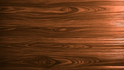 Fototapeta premium Mahogany wood texture with rich brown tones showcasing natural grain patterns and glossy finish under soft lighting