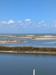 coastal lagoon view Dauphin Island