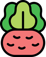 Fresh beetroot with green leaves represents healthy eating, local farming, and sustainable agriculture