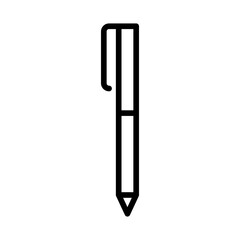 Pen icon in line style