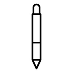 Pen icon in line style
