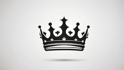 Crown Icon King Symbol Princess Black Silhouette