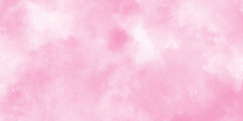 Soft Pink grainy white cloudy Watercolor Gradient Background, Soft Pink cloudy and smooth grunge watercolor texture background, aquarelle painted subtle pink watercolor canvas of grunge texture.