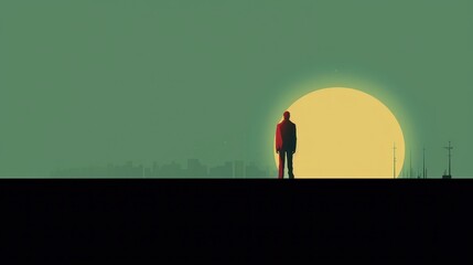 Abstract minimalist illustration	