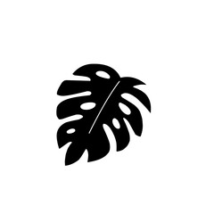 monstera leaf silhouette