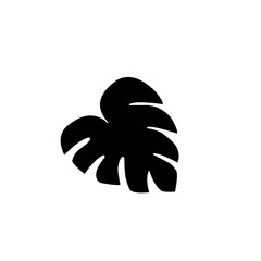 monstera leaf silhouette