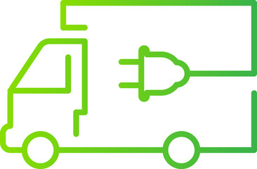 Electric car icon. Electric car with plug charging. EV car. Eco-friendly car. Hybrid and electric vehicles charging point