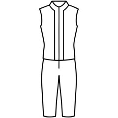 vest zipper illustration