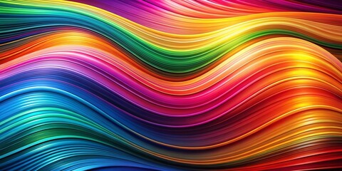 Vibrant Abstract Background with Wavy Lines for Modern Artwork, Web Design, Advertising Campaigns, and Digital Presentations
