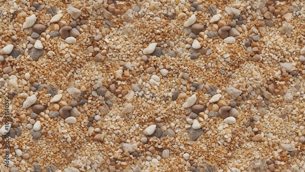 Poster natural pebble-like sand texture with random hues and varieties for use in backgrounds, design proje
