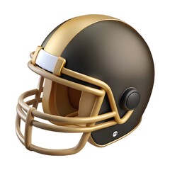 Fototapeta premium american football helmet isolated