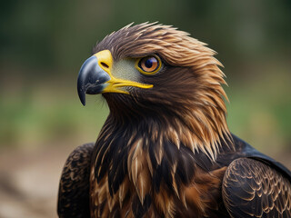 Fototapeta premium Dangerous Eagle with Beautiful Colors 