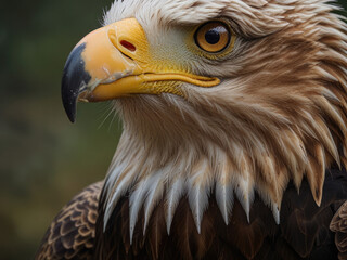 Obraz premium Dangerous Eagle with Beautiful Colors 