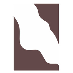 Brown wavy background design