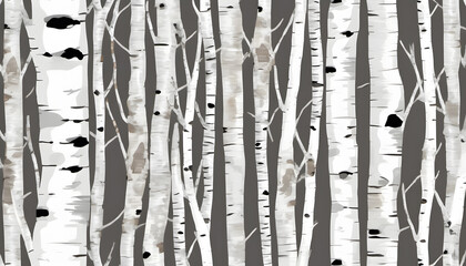 Rustic Birch Tree Bark Texture