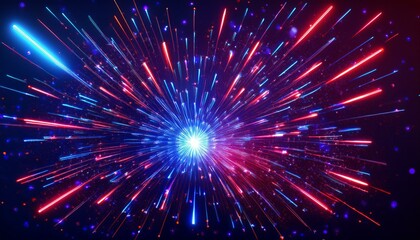 fireworks on the night sky