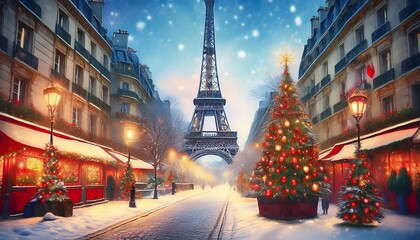 Paris view of the city