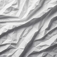 Obraz premium Abstract white crumpled and creased recycle paper texture background