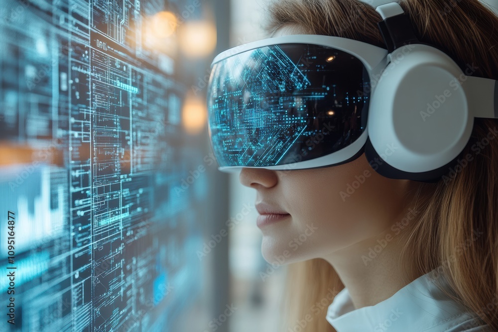 Aufkleber AI engineer developing machine learning algorithms,