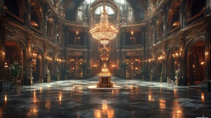 Obraz premium Grand Hall Interior Design